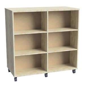 Double Sided Bookcases 1200