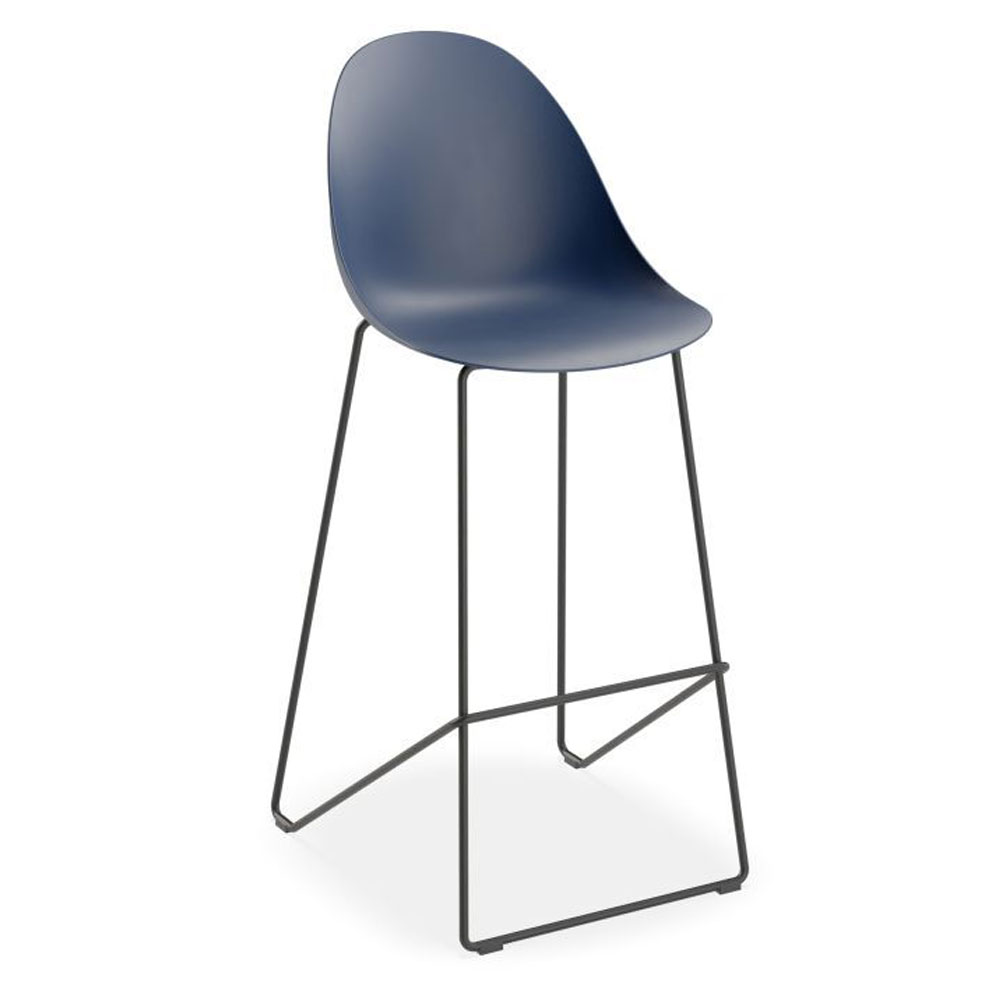 Pebble grey stool shell seat