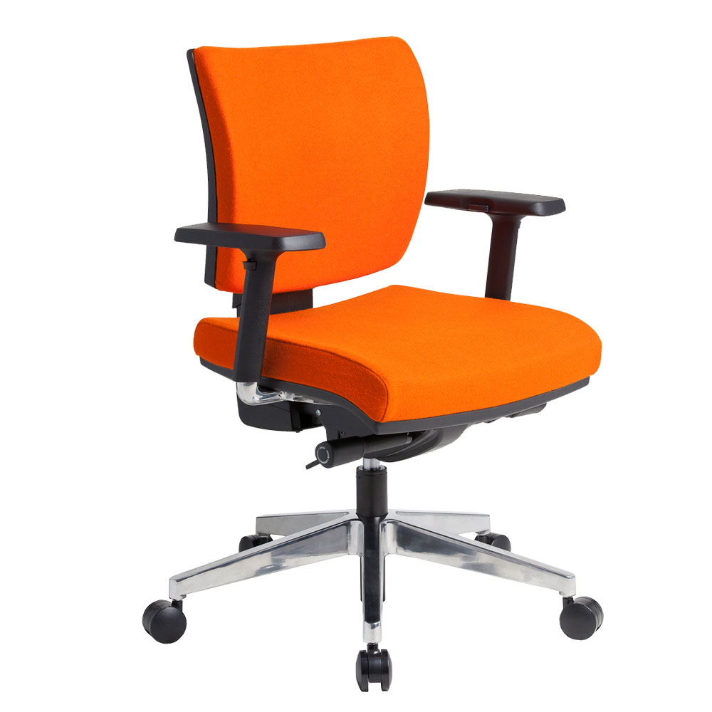 Apollo Mid Back with Optional Adjustable Arms and 5 Star Alloy Base