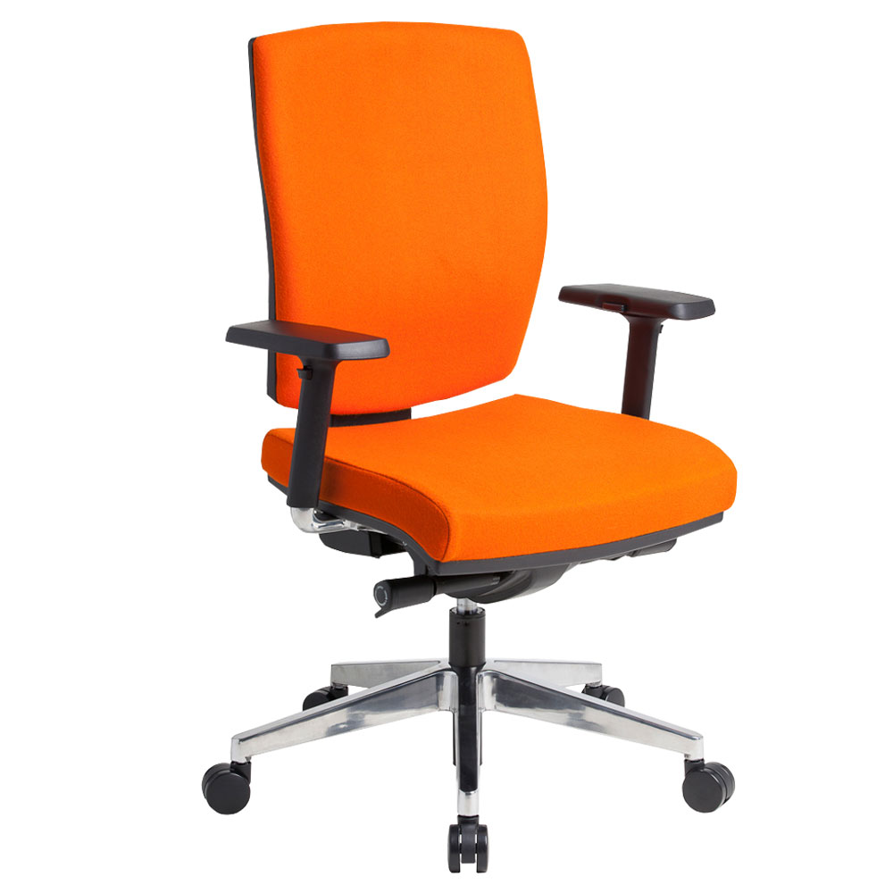 Apollo High Back with Optional Adjustable Arms and 5 Star Alloy Base