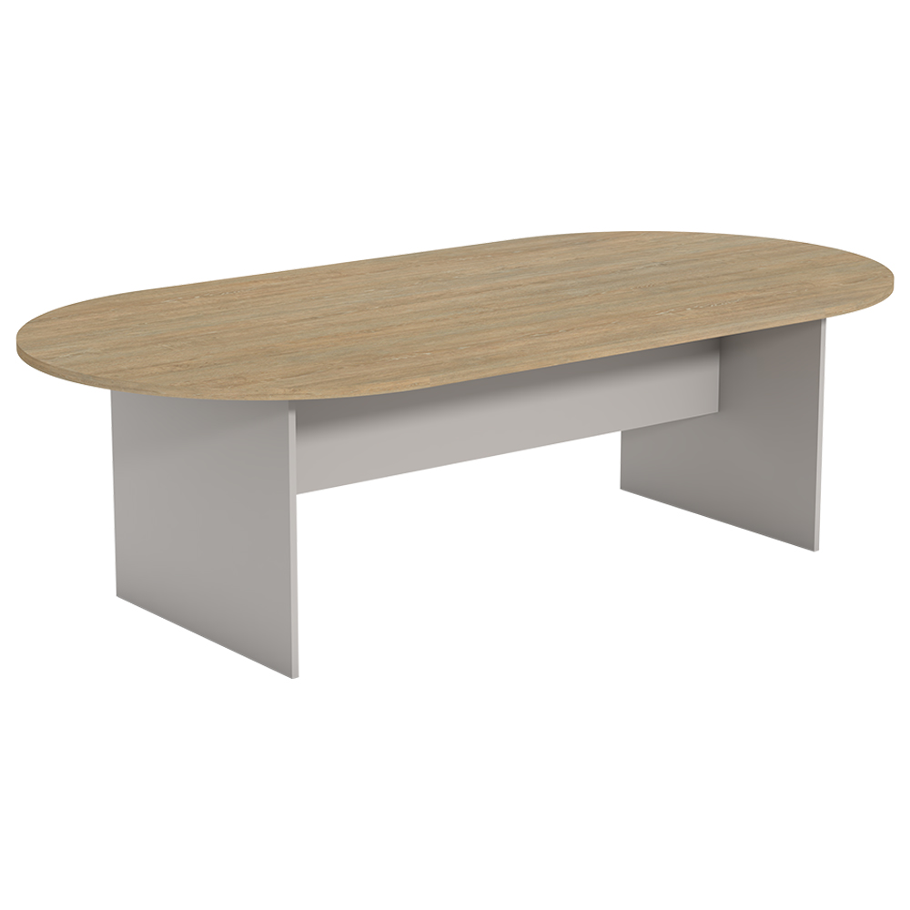 Ecotech Boardroom Table D-End