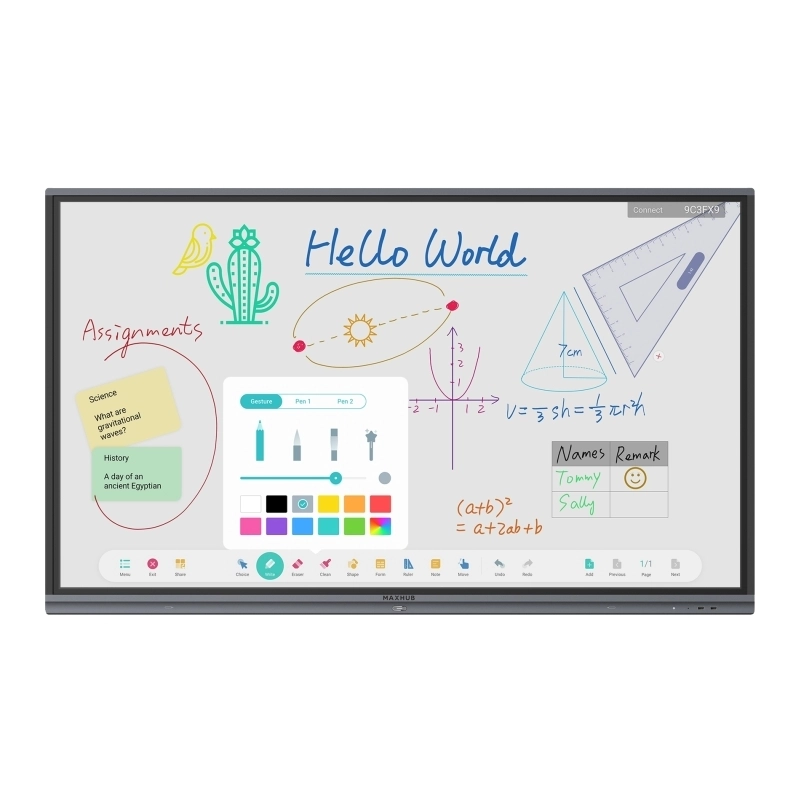 MAXHUB Education Series 65 Inch Interactive Whiteboard Panel