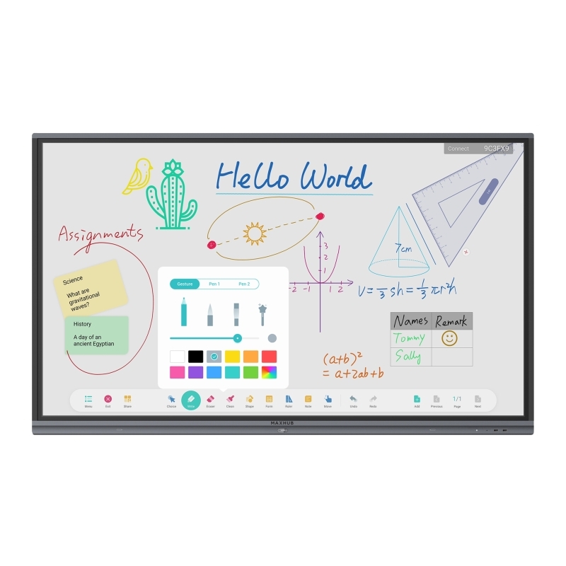 MAXHUB Education Series 75 Inch Interactive Whiteboard Panel